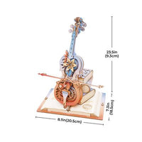 ROKR - PUZZLE 3D BOIS - ROKR | Violon Mécanique Édition Limitée - AMK63M - Golemites - Rokr
