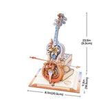 ROKR - PUZZLE 3D BOIS - ROKR | Violon Mécanique Édition Limitée - AMK63M - Golemites - Rokr