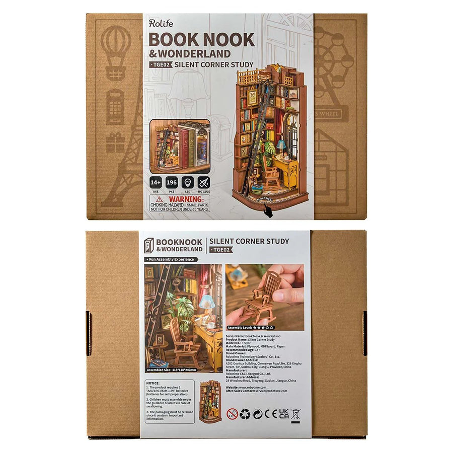 ROLIFE - Book nook - Coin de lecture silencieux - TGE02 - Golemites - Rokr