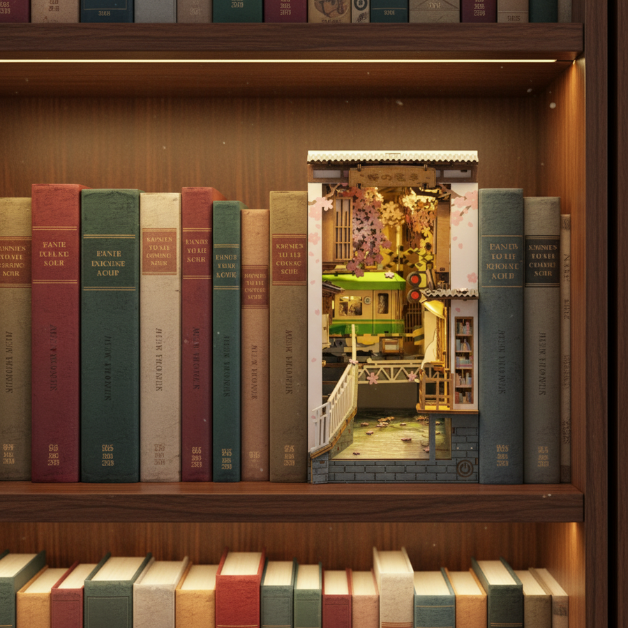 ROLIFE | Book Nook Sakura Densya