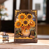ROWOOD - PUZZLE 3D - Maquette bois les tournesols - TH002 - Golemites - Rokr
