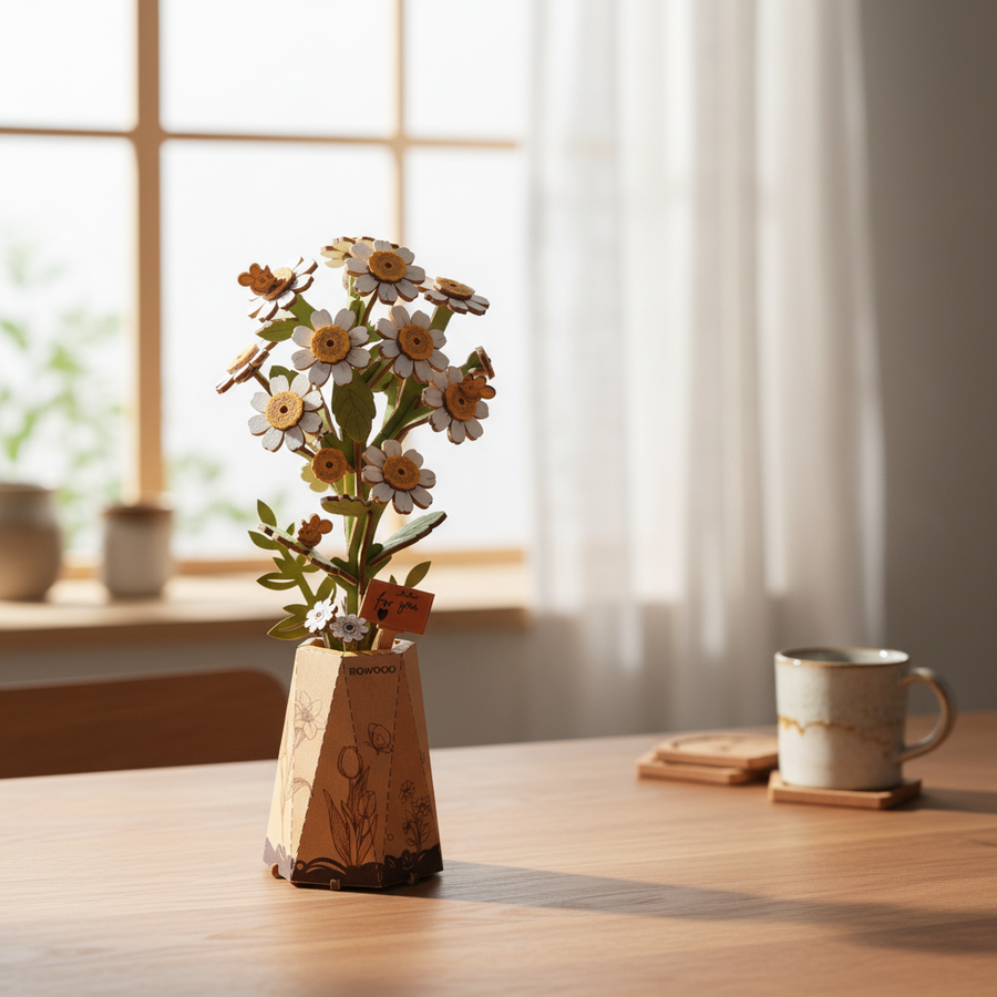 Maquette Bois Fleur | Camomille
