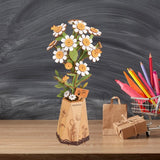 ROWOOD - PUZZLE 3D BOIS - Maquette Bois Fleur | Camomille - TW061 - Golemites - Rokr