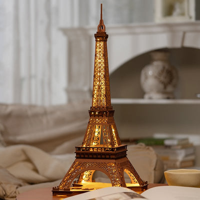 Maquette bois | Tour Eiffel Lumineuse