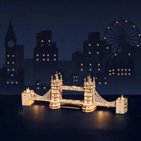 ROLIFE - PUZZLE 3D BOIS - Puzzle 3D bois | 3D Tower Bridge - TG412 - Golemites - Rokr