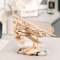 ROLIFE - PUZZLE 3D BOIS - Puzzle 3D bois | Avion - TG301 - Golemites - Rokr