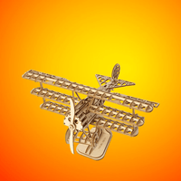 ROLIFE - PUZZLE 3D BOIS - Puzzle 3D bois | Avion - TG301 - Golemites - Rokr