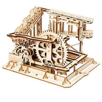 ROKR - PUZZLE 3D BOIS - Puzzle 3d bois | Circuit à billes Cog Coaster - LG502 - Golemites - Rokr