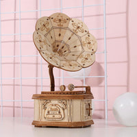 ROLIFE - PUZZLE 3D BOIS - Puzzle 3D bois | Gramophone - TG408 - Golemites - Rokr