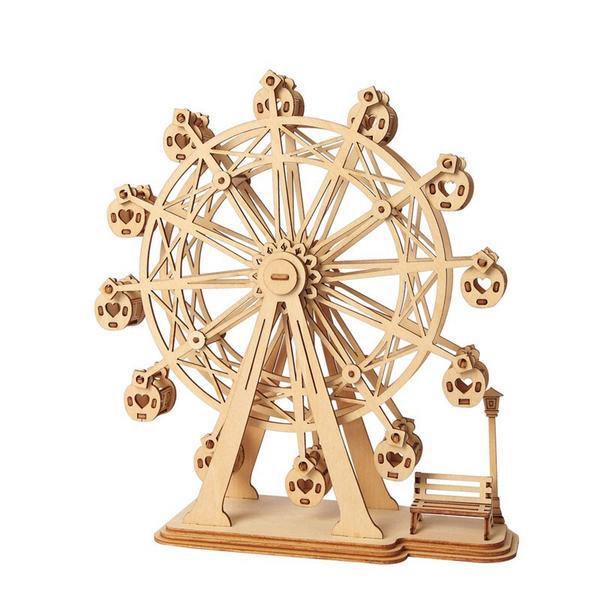 ROLIFE - PUZZLE 3D BOIS - Puzzle 3D bois | Grande Roue - TG401 - Golemites - Rokr