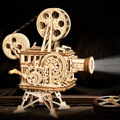 Puzzle 3D bois | Projecteur Cinéma