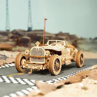 Puzzle 3D bois | Voiture de course