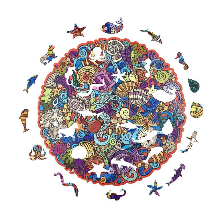 Golemites - Puzzle 3D en bois - PUZZLE EN BOIS - Puzzle Bois | La Planète Marina - MARINA - Golemites - Rokr