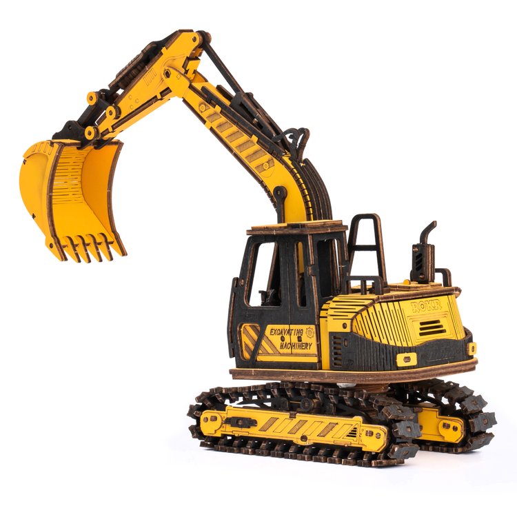 ROKR - PUZZLE 3D BOIS - ROKR | Pelleteuse - TG508K - Golemites - Rokr
