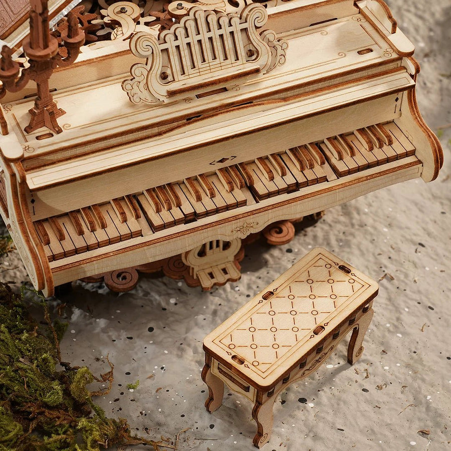 ROKR - PUZZLE 3D BOIS - ROKR | Piano Mécanique Musicale - AMK81 - Golemites - Rokr