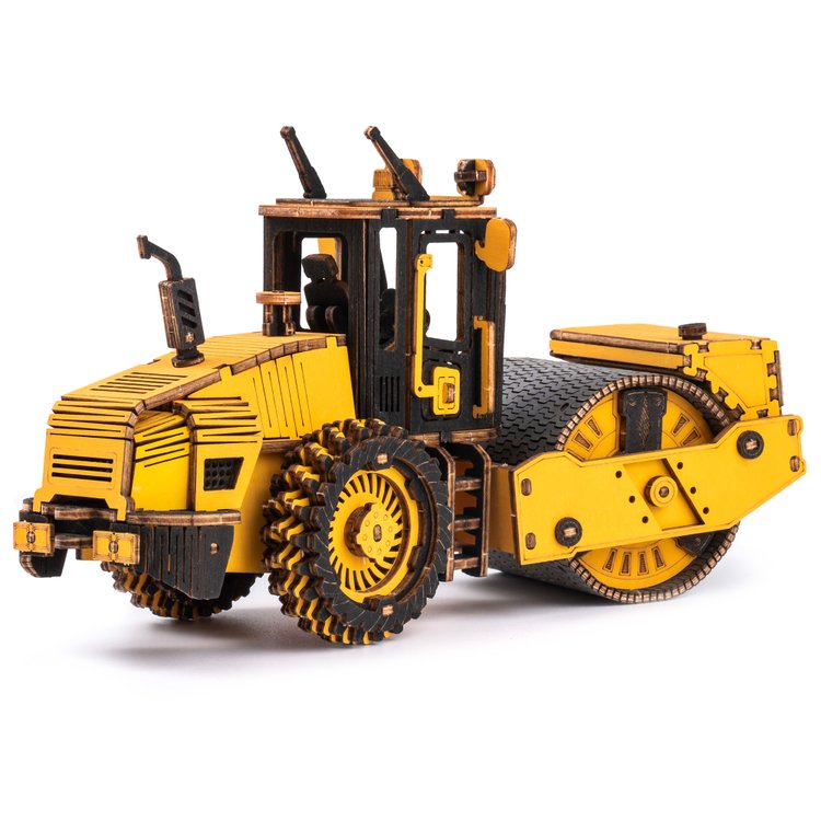 ROKR - PUZZLE 3D BOIS - ROKR | Rouleau Compresseur - TG701K - Golemites - Rokr