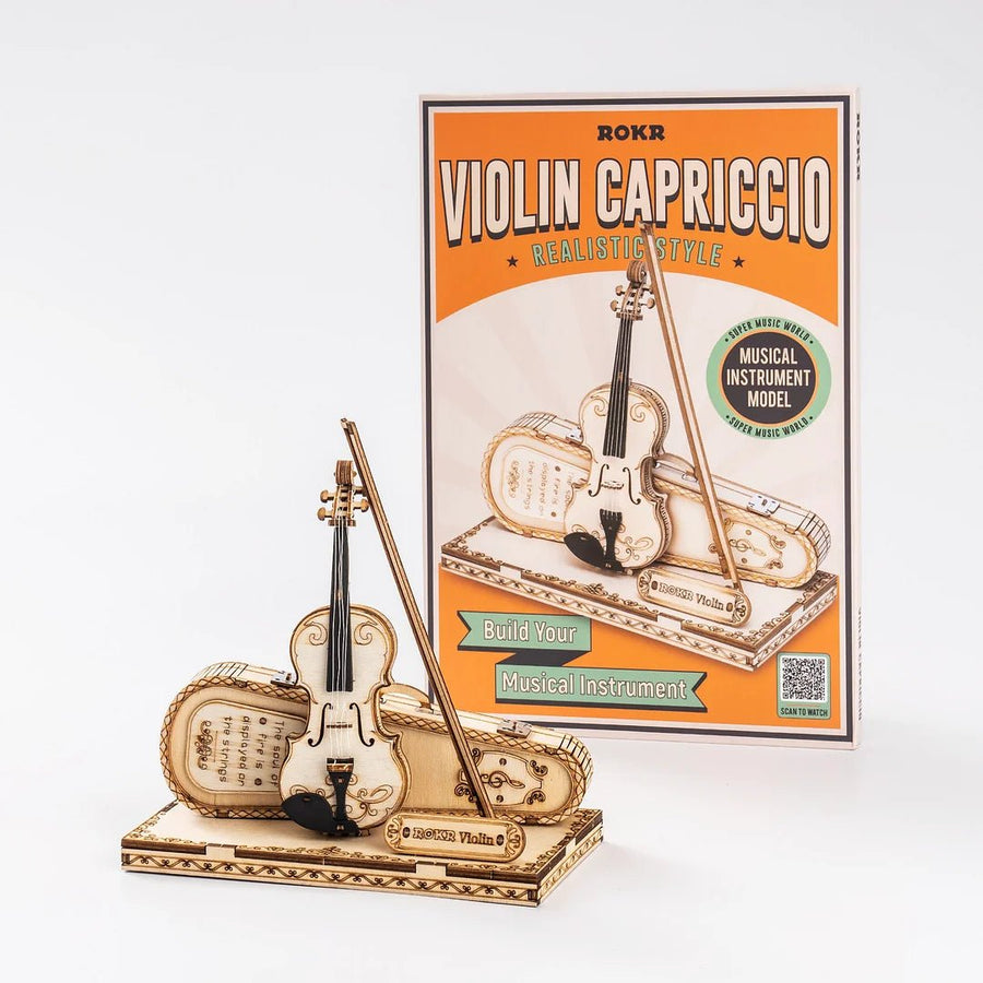 ROKR - PUZZLE 3D BOIS - ROKR | Violon Caprice TG604K - TG604K - Golemites - Rokr