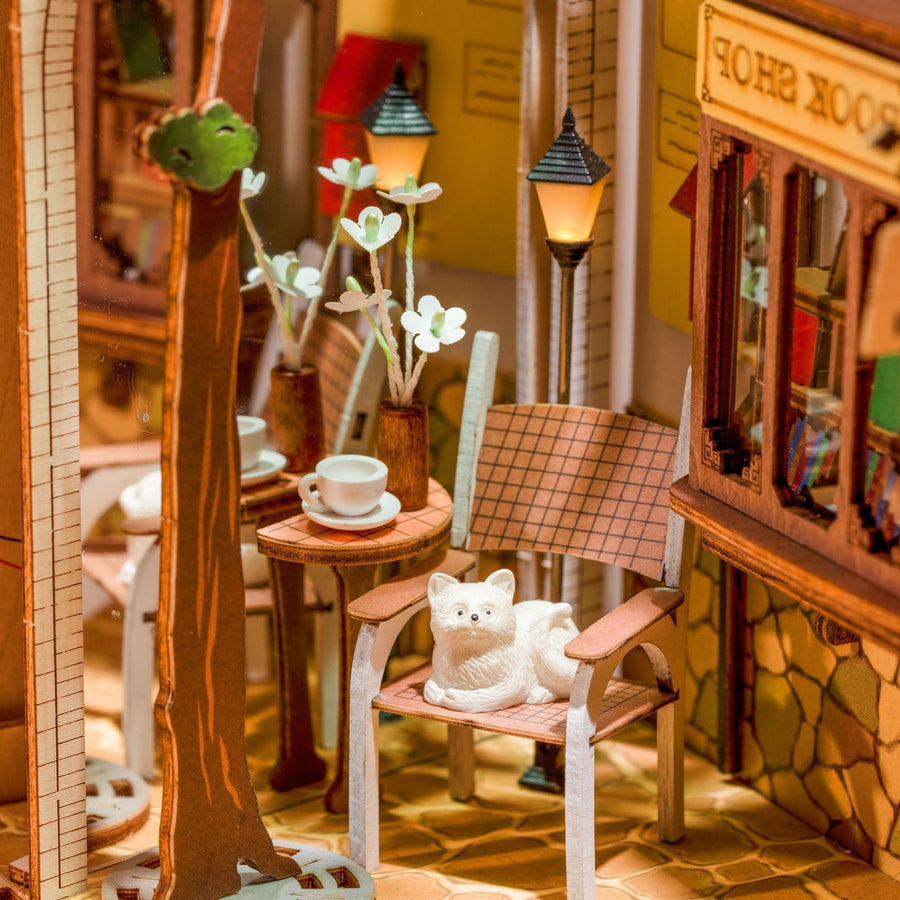 ROLIFE - PUZZLE 3D BOIS - ROLIFE | Book Nook Sunshine Town - TGB02 - Golemites - Rokr