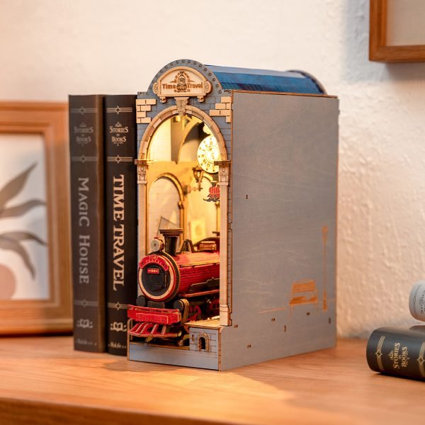 ROLIFE - PUZZLE 3D BOIS - ROLIFE | Book Nook Time Travel - TGB04 - Golemites - Rokr