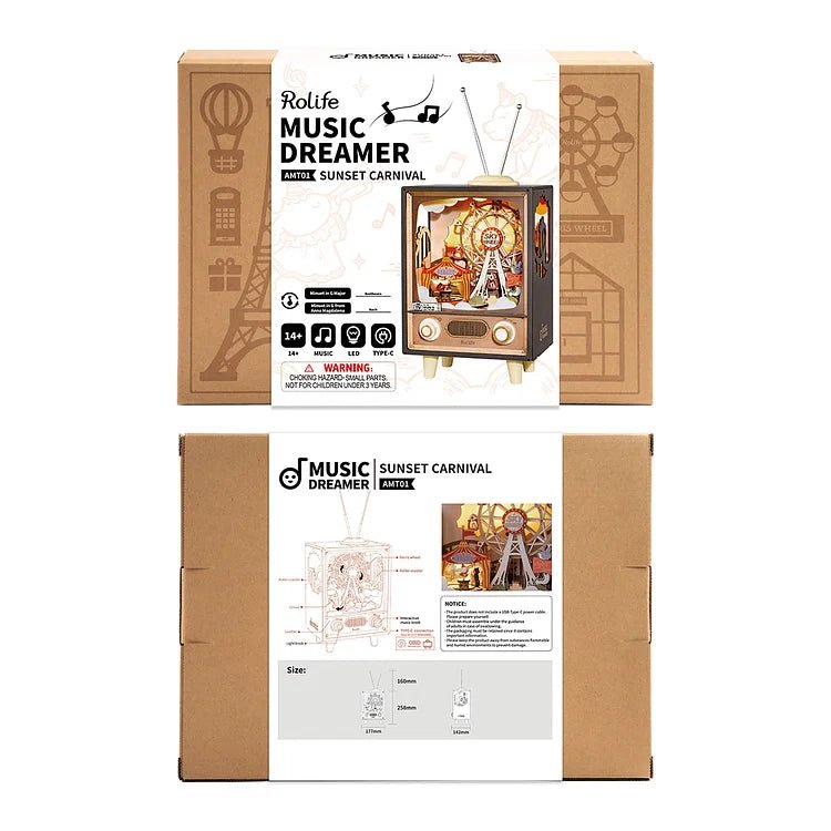 ROLIFE - PUZZLE 3D BOIS - ROLIFE | Sunset Carnival AMT01 - AMT01 - Golemites - Rokr