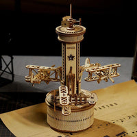 ROKR - PUZZLE 3D BOIS - Tour de contrôle Aviation Musicale - 14:29#AMK41 - Golemites - Rokr