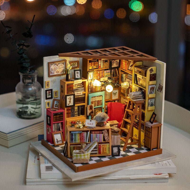 Maison miniature à construire soi-même Book Nook TC25 (avec