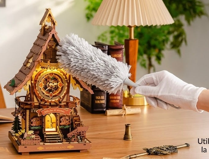 Comment nettoyer et entretenir sa maquette en bois ROKR ou Rolife