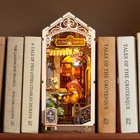 Book Nook Holiday Café TGB15, vue latérale sur la cour intérieure