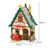 ROLIFE - PUZZLE 3D BOIS - Chalet de Noël - DS036 - Golemites - Rokr