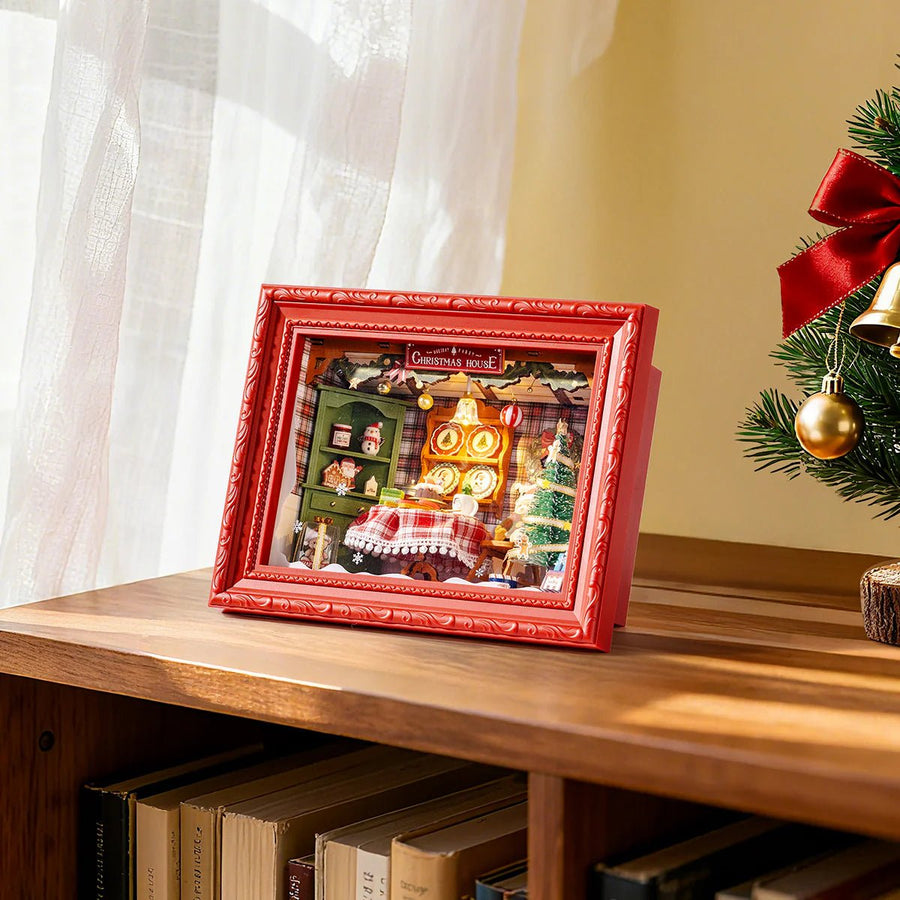 ROLIFE - PUZZLE 3D BOIS - Cadre réveillon de Noël - DP005 - Golemites - Rokr