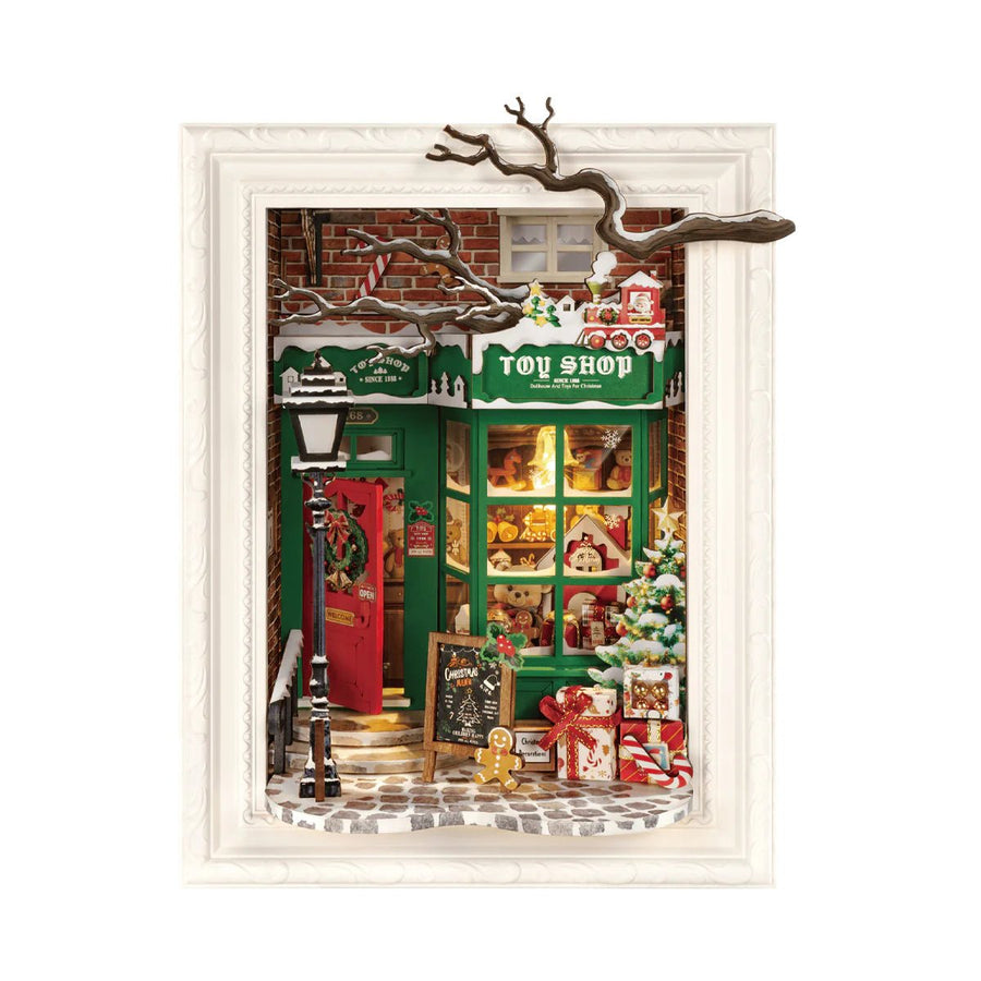 ROLIFE - PUZZLE 3D BOIS - Scène La boutique du père Noël - DP006 - Golemites - Rokr
