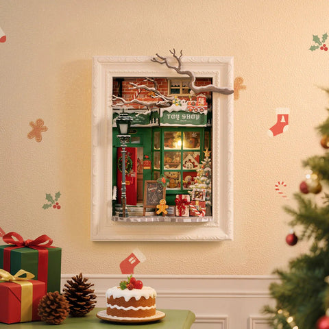 ROLIFE - PUZZLE 3D BOIS - Scène La boutique du père Noël - DP006 - Golemites - Rokr
