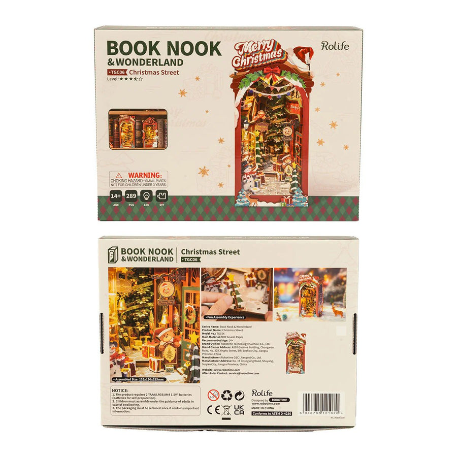 ROLIFE - Book nook - Book nook | Scène de Noël - TGC06 - Golemites - Rokr
