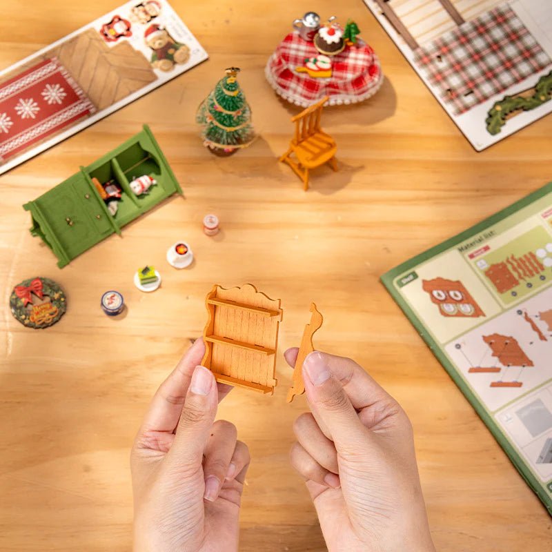ROLIFE - PUZZLE 3D BOIS - Scène La boutique du père Noël - DP006 - Golemites - Rokr