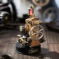 Détail du bouton télégraphique du Télégraphe Morse CGM02