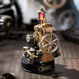 Détail du bouton télégraphique du Télégraphe Morse CGM02