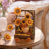 ROWOOD - PUZZLE 3D - Maquette bois les tournesols - TH002 - Golemites - Rokr