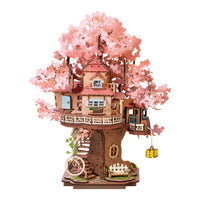 ROLIFE - maison de poupées - Puzzle 3D en bois Sakura Tree House TGS04 - TGS04 - Golemites - Rokr