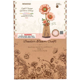 ROWOOD - PUZZLE 3D BOIS - Maquette bois Fleurs de Marguerite Gerberas Orange - TW111 - Golemites - Rokr