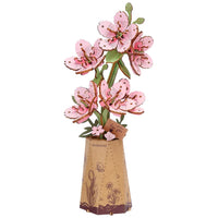 ROWOOD - PUZZLE 3D BOIS - Maquette bois Fleurs de Sakura TW101 - TW101 - Golemites - Rokr