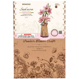 ROWOOD - PUZZLE 3D BOIS - Maquette bois Fleurs de Sakura TW101 - TW101 - Golemites - Rokr