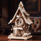 ROKR - PUZZLE 3D - Maquette bois Horloge à Coucou - LC901C - Golemites - Rokr