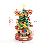 ROLIFE - PUZZLE 3D BOIS - Maquette | Sapin de Noël Mécanique Musicale AMS01 - AMS01 - Golemites - Rokr