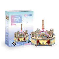 TONECHEER - PUZZLE 3D BOIS - Boîte à musique | Romantic Paris - TQ036 - Golemites - Rokr