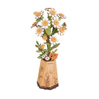 ROWOOD - PUZZLE 3D BOIS - Maquette Bois Fleur | Camomille - TW061 - Golemites - Rokr