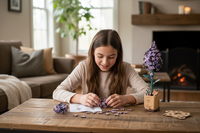 Maquette Bois Fleur | Lilas