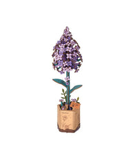 ROWOOD - PUZZLE 3D BOIS - Maquette Bois Fleur | Lilas - TW021 - Golemites - Rokr