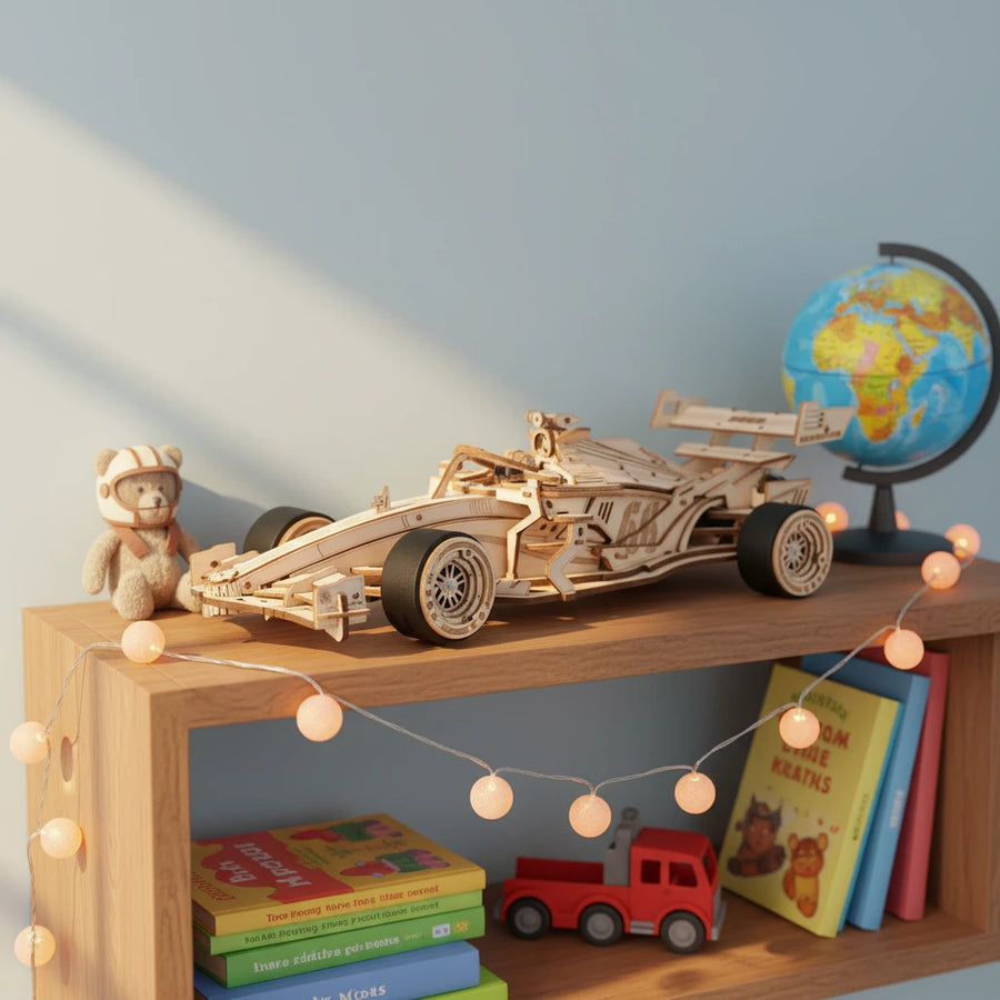 ROKR - PUZZLE 3D BOIS - Maquette Bois | Formule 1 - LK505 - Golemites - Rokr