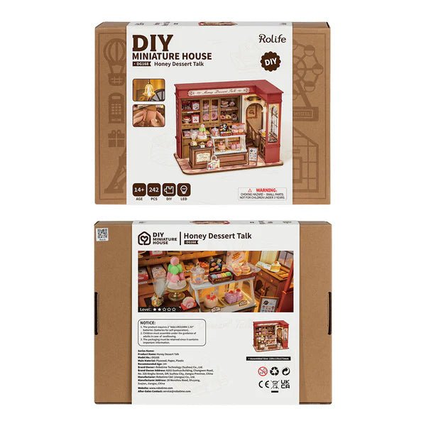 ROBOTIME - PUZZLE 3D - Miniature | Honey Dessert Talk DG168 - DG168 - Golemites - Rokr