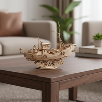 Puzzle 3D Bois | Bateau de Pêche
